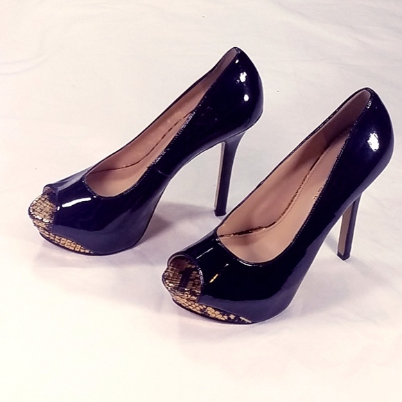 Enzo Angiolini Shoes - Enzo Angiolini Black Patent Leather Pump
